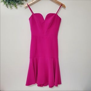 MILLY Fuchsia Kelly Italian Cady Dress *Altered* 2